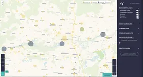 Benutzeroberfläche des Energiewende-Tools.