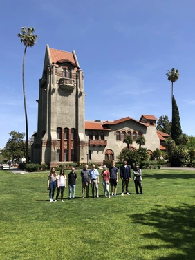 THI Studierende on the campus of SJSU