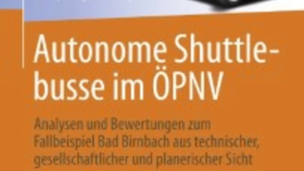 Figure: Book cover "Autonome Shuttlebusse im ÖPNV"